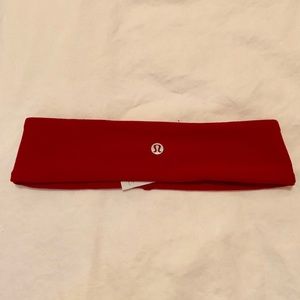 Red Lululemon headband